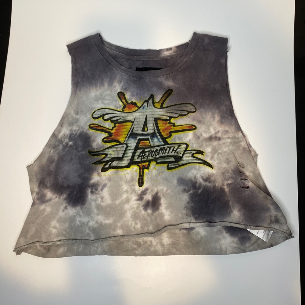 Aerosmith Crop Top size Small